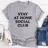 Stay At Home Social Club Tee Athletic Heather / S Peachy Sunday T-Shirt