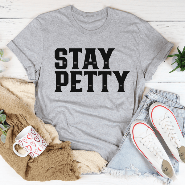 Stay Petty Tee Athletic Heather / S Peachy Sunday T-Shirt