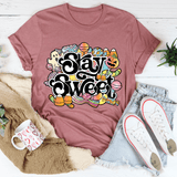 Stay Sweet Tee Mauve / S Peachy Sunday T-Shirt