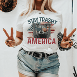 Stay Trashy America Tee Ash / S Peachy Sunday T-Shirt