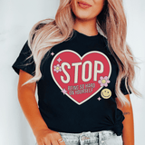 Stop Being So Hard On Yourself Tee Black Heather / S Peachy Sunday T-Shirt