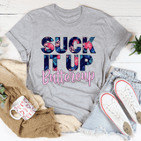 Suck It Up Buttercup Floral Tee Athletic Heather / S Peachy Sunday T-Shirt