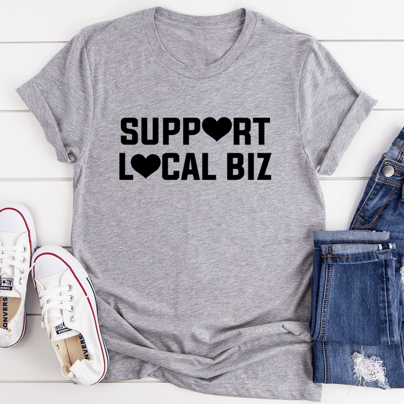 Support Local Biz Tee Athletic Heather / S Peachy Sunday T-Shirt