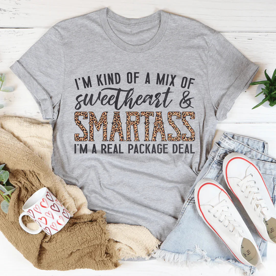 Sweetheart & Smartass Tee Athletic Heather / S Peachy Sunday T-Shirt
