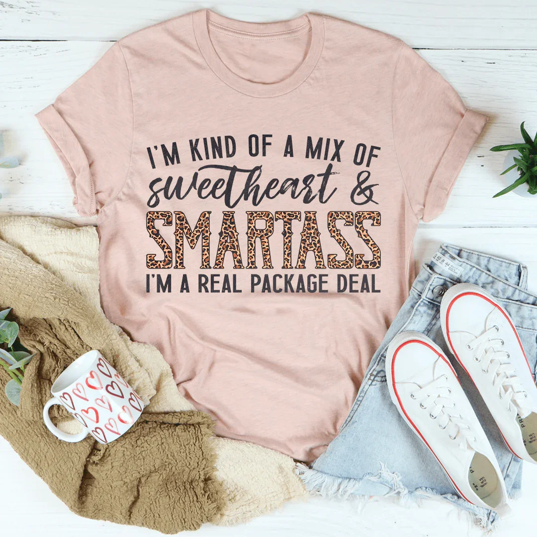 Sweetheart & Smartass Tee Heather Prism Peach / S Peachy Sunday T-Shirt