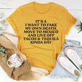 Tacos & Tequila Kinda Day Tee Mustard / S Peachy Sunday T-Shirt