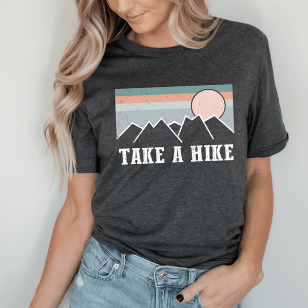 Take A Hike Tee Dark Grey Heather / S Peachy Sunday T-Shirt