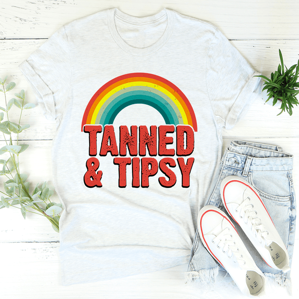 Tanned & Tipsy Tee White / S Peachy Sunday T-Shirt