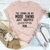 The Chains On My Mood Swing Just Snapped Tee Heather Prism Peach / S Peachy Sunday T-Shirt
