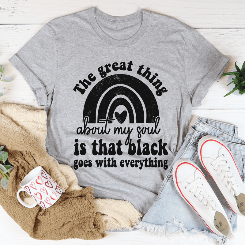 The Great Thing About My Soul Tee Athletic Heather / S Peachy Sunday T-Shirt