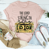 The Lord Is My Strength And My Song Tee Heather Prism Peach / L Peachy Sunday T-Shirt