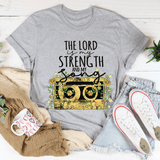 The Lord Is My Strength And My Song Tee Heather Prism Peach / S Peachy Sunday T-Shirt