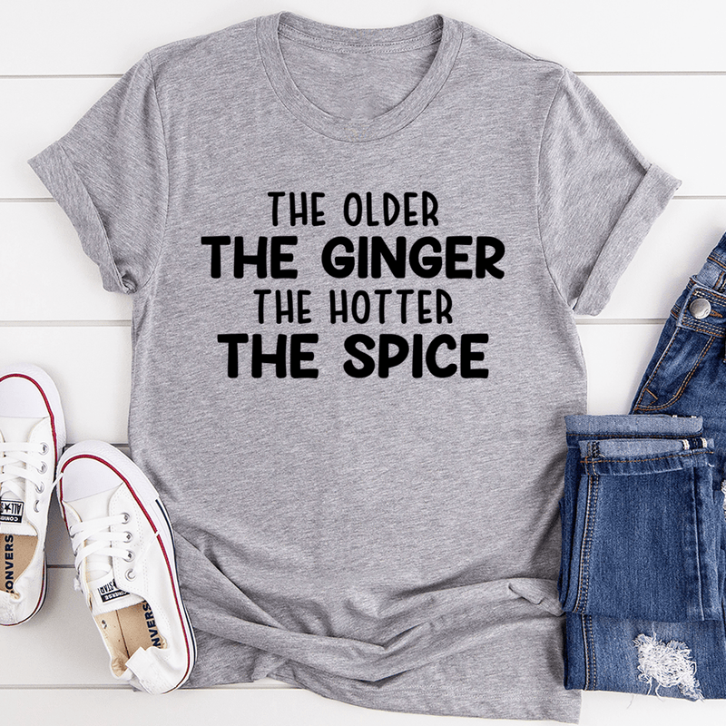 The Older The Ginger Tee Athletic Heather / S Peachy Sunday T-Shirt