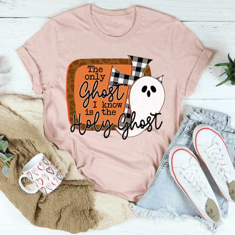 The Only Ghost I Know Tee Heather Prism Peach / S Peachy Sunday T-Shirt