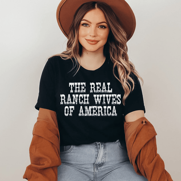 The Real Ranch Wives Of America Tee Black Heather / S Peachy Sunday T-Shirt