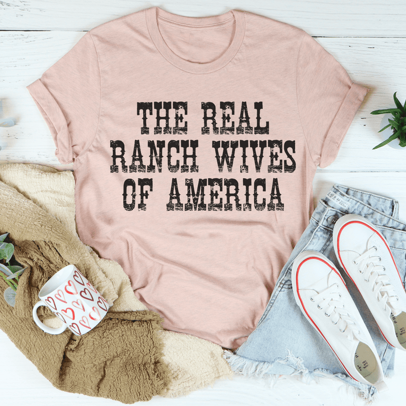 The Real Ranch Wives Of America Tee Heather Prism Peach / S Peachy Sunday T-Shirt