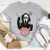 The Reaper You Hang Up First Tee Athletic Heather / S Peachy Sunday T-Shirt