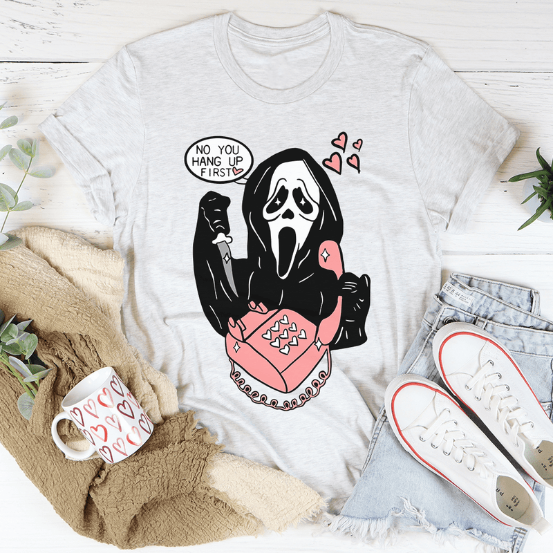 The Reaper You Hang Up First Tee White / S Peachy Sunday T-Shirt
