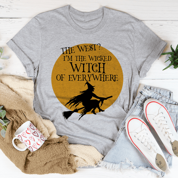 The Wicked Witch Of Everywhere Tee Athletic Heather / S Peachy Sunday T-Shirt