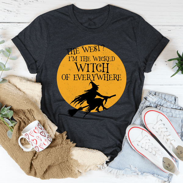 The Wicked Witch Of Everywhere Tee Dark Grey Heather / S Peachy Sunday T-Shirt