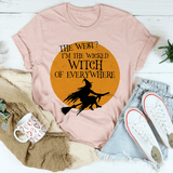 The Wicked Witch Of Everywhere Tee Heather Prism Peach / S Peachy Sunday T-Shirt