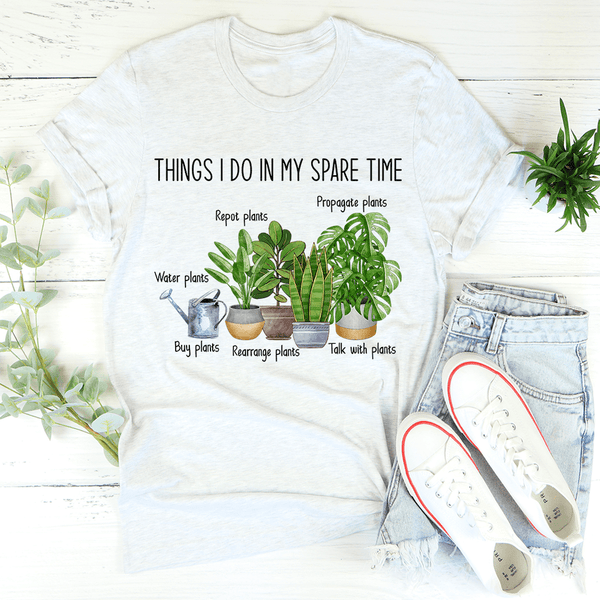 Things I Do In My Spare Time Tee Ash / S Peachy Sunday T-Shirt