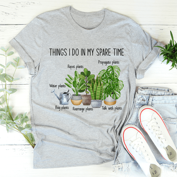 Things I Do In My Spare Time Tee Athletic Heather / S Peachy Sunday T-Shirt