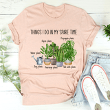 Things I Do In My Spare Time Tee Heather Prism Peach / S Peachy Sunday T-Shirt