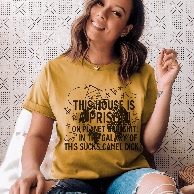 This House Is A Prison Tee Mustard / S Peachy Sunday T-Shirt