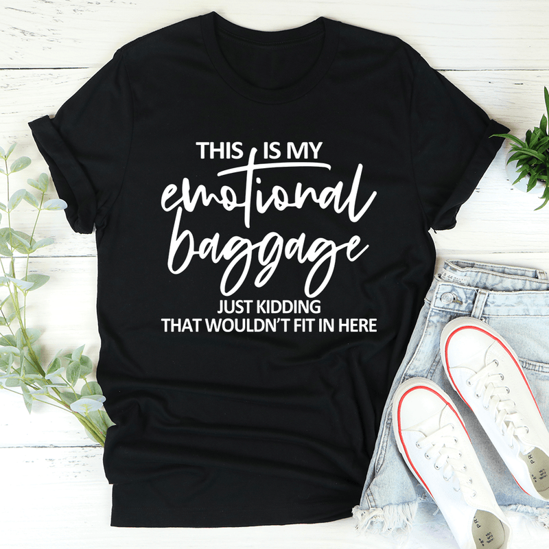 This Is My Emotional Baggage Tee Black Heather / S Peachy Sunday T-Shirt