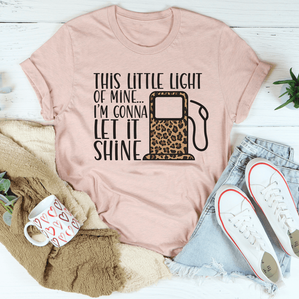 This Little Light Tee Heather Prism Peach / S Peachy Sunday T-Shirt