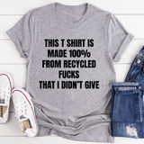 This T-Shirt Is Made Of Recycled F That I Didn't Give Tee Athletic Heather / S Peachy Sunday T-Shirt