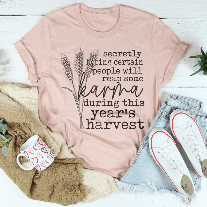 This Year's Harvest Tee Heather Prism Peach / M Peachy Sunday T-Shirt