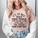 Toxic People Tee Heather Prism Peach / S Peachy Sunday T-Shirt
