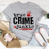 True Crime Junkie Tee Athletic Heather / S Peachy Sunday T-Shirt