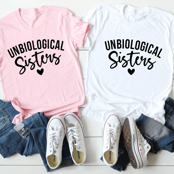 Unbiological Sisters Tee Pink / S Peachy Sunday T-Shirt