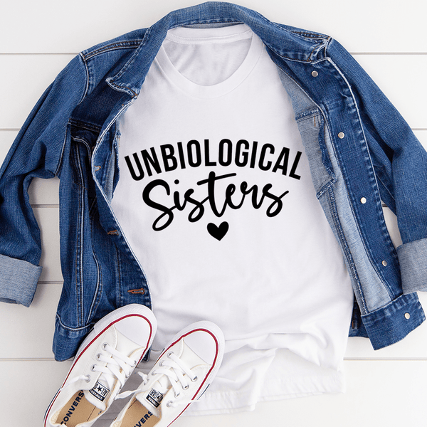 Unbiological Sisters Tee White / S Peachy Sunday T-Shirt
