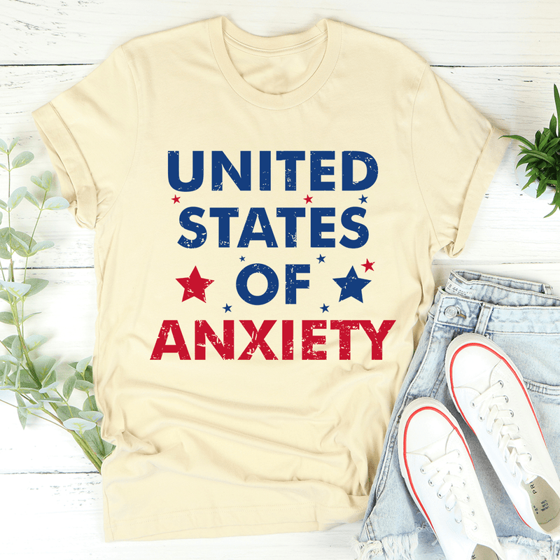 United States Of Anxiety Tee Heather Dust / S Peachy Sunday T-Shirt