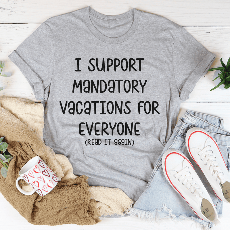 Vacations For Everyone Tee Athletic Heather / S Peachy Sunday T-Shirt