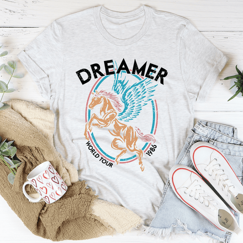 Vintage Inspired Dreamer World Tour Tee White / S Peachy Sunday T-Shirt