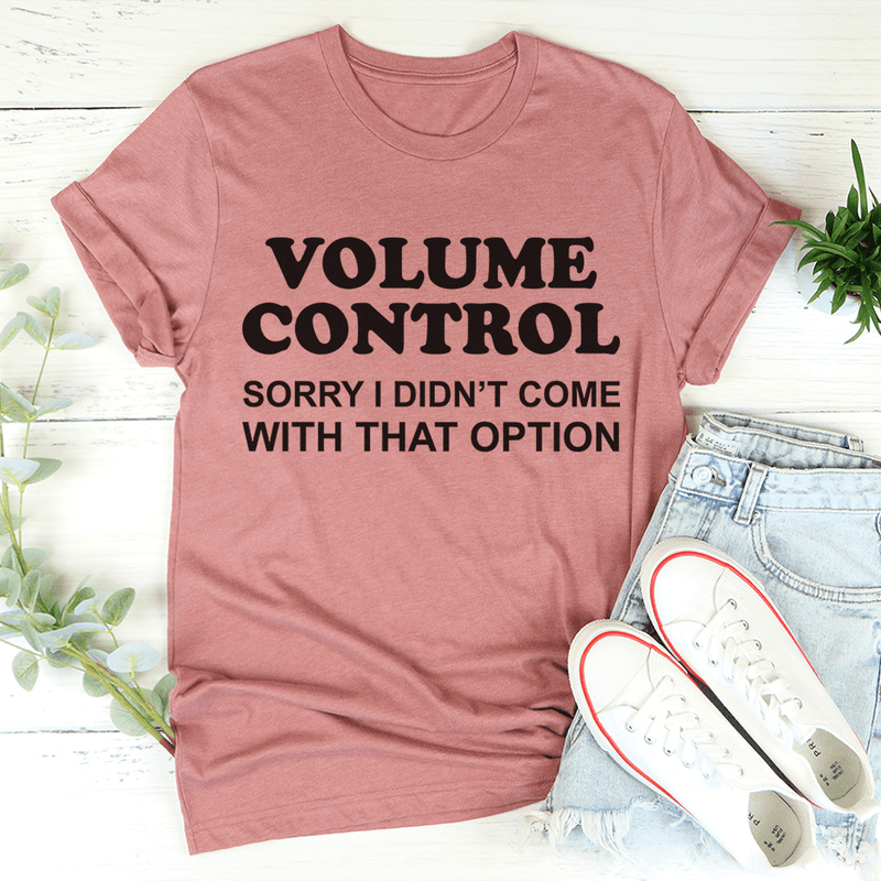 Volume Control Tee Mauve / S Peachy Sunday T-Shirt