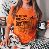 Waiting For Halloween Like Tee Burnt Orange / S Peachy Sunday T-Shirt