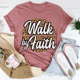 Walk By Faith Tee Mauve / S Peachy Sunday T-Shirt