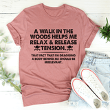 Walk In The Woods Tee Mauve / S Peachy Sunday T-Shirt