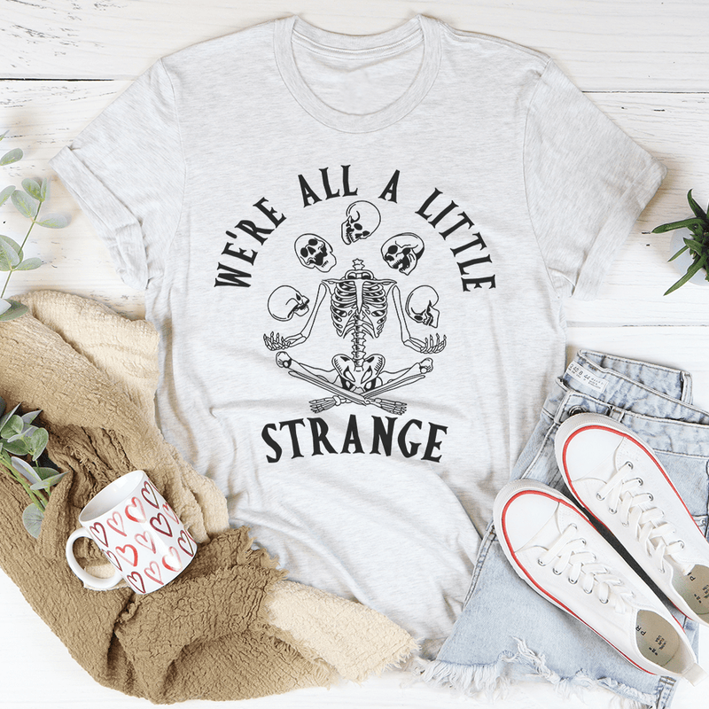 We're All A Little Strange Tee White / S Peachy Sunday T-Shirt
