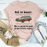 We're Going To Look At Christmas Lights Tee Heather Prism Peach / S Peachy Sunday T-Shirt