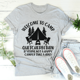 Welcome To Camp Quitcherbithin Tee Athletic Heather / S Peachy Sunday T-Shirt