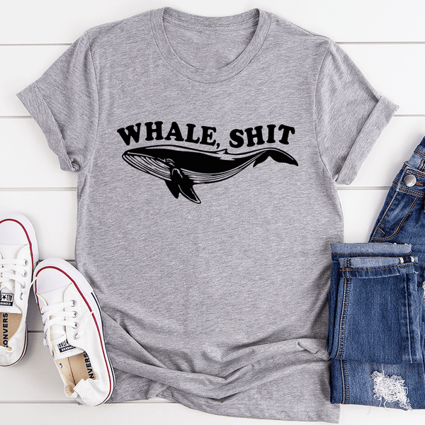 Whale Tee Athletic Heather / S Peachy Sunday T-Shirt