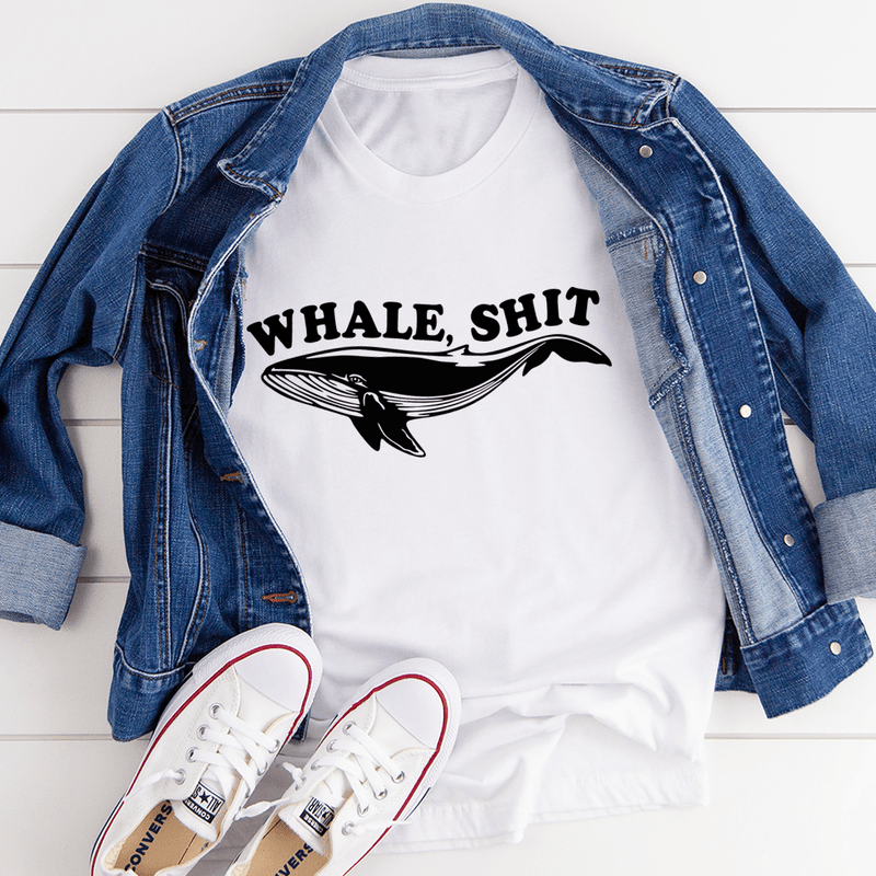 Whale Tee White / M Peachy Sunday T-Shirt