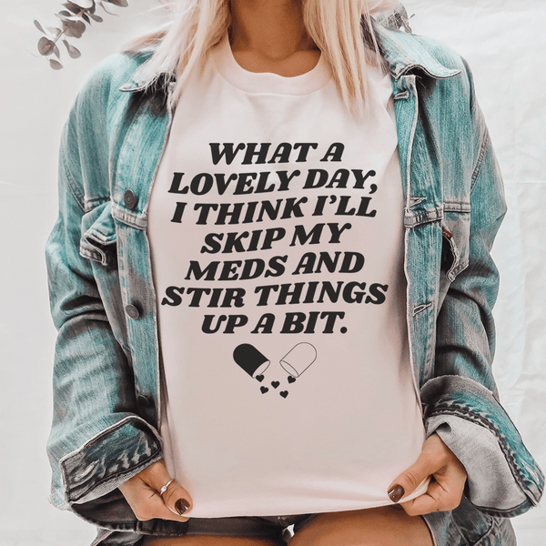 What A Lovely Day Tee Pink / S Peachy Sunday T-Shirt